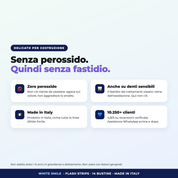 Flash Strips senza perossido, Made in Italy