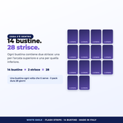 Dentro la confezione: 14 bustine, 28 strisce